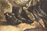 Vincent Van Gogh Three Pairs of Shoes (nn04) oil painting artist